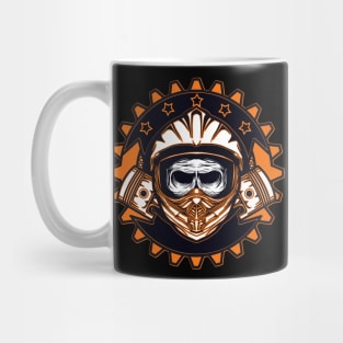 cross head illustration design Mug